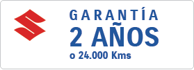 Suzuki Garantía 2 años.