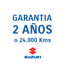 Suzuki 2 años de Garantía o 24.000 Kms.