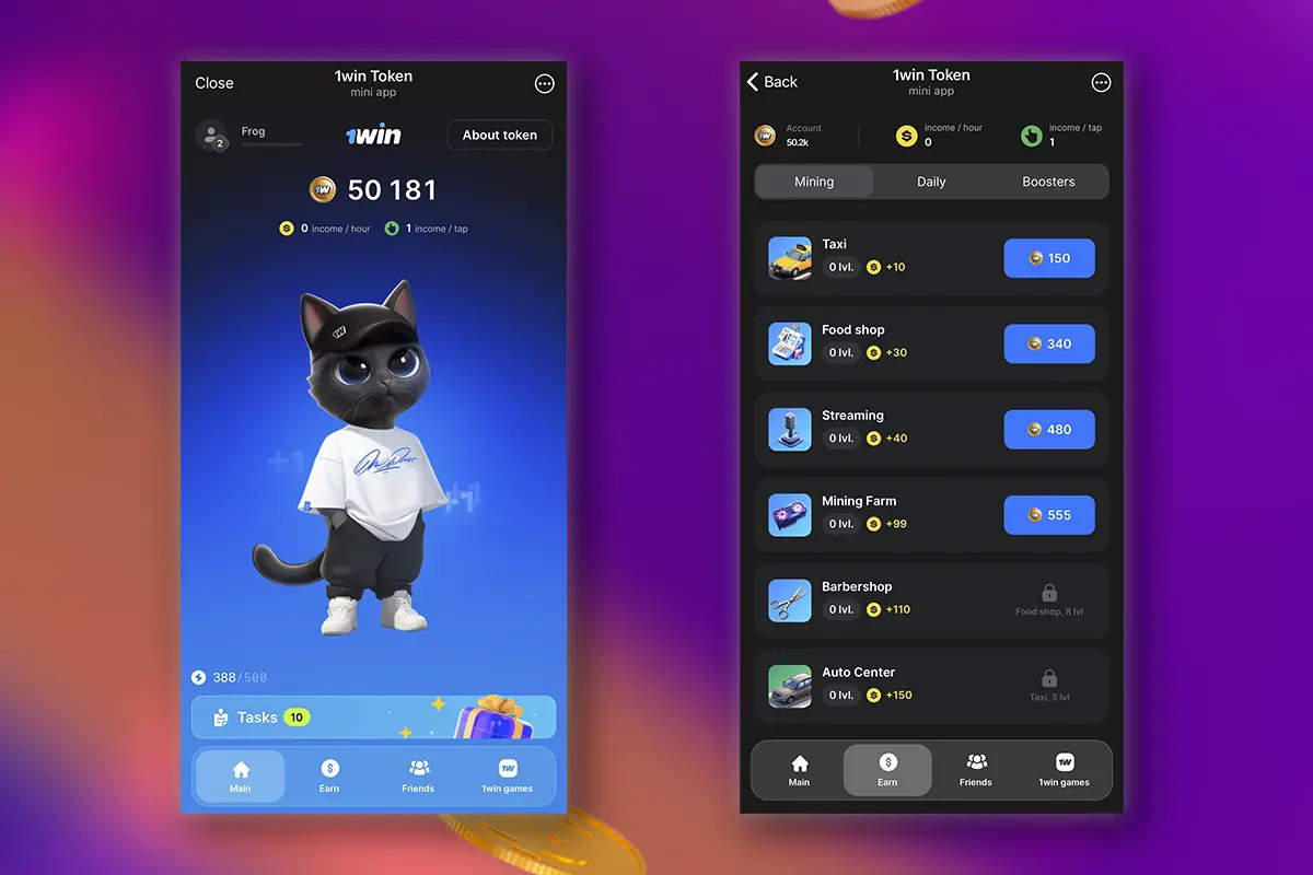 1Win Token: Un Nuevo Mini Juego Emocionante en Telegram 1Win Token