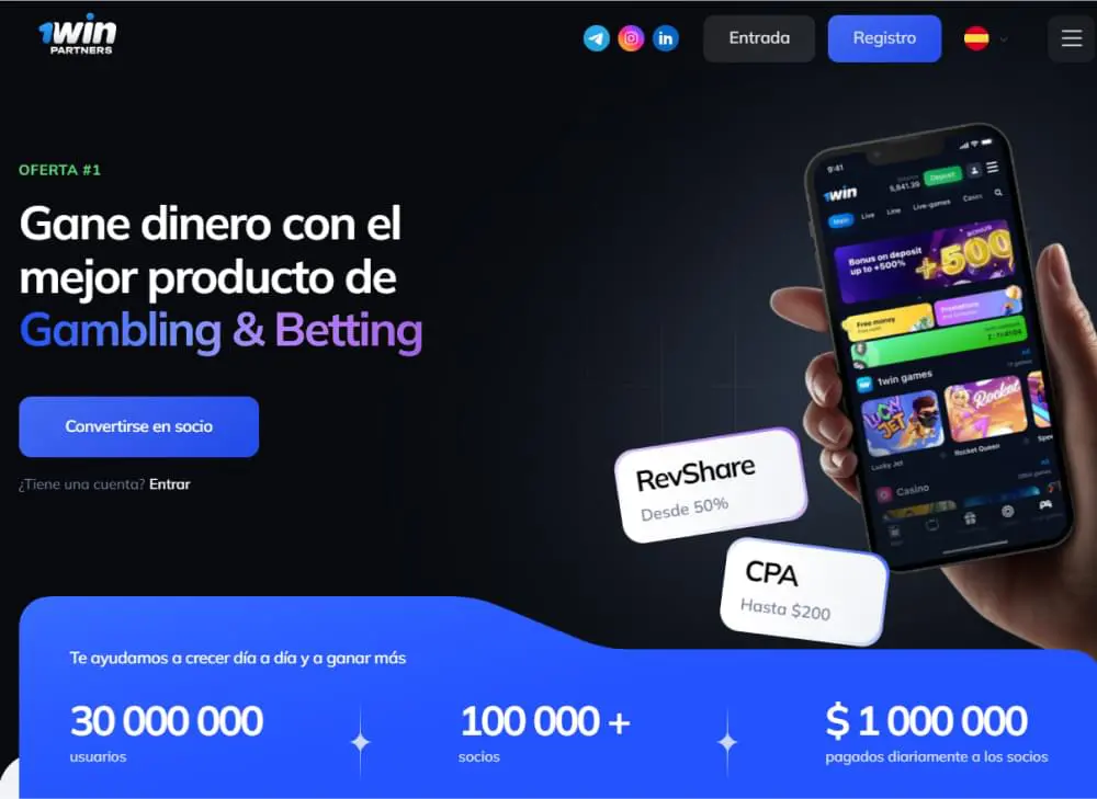 1Win Afiliados Programa de Afiliados 1win: Todo lo que Necesitas Saber