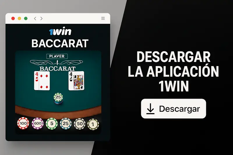 Descargar la aplicación 1Win para baccarat game Descargar la aplicación 1Win para baccarat game