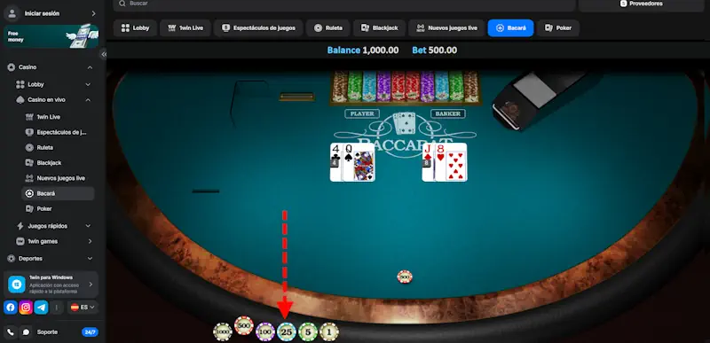 Apuesta y juega la ronda Apuesta y juega la ronda