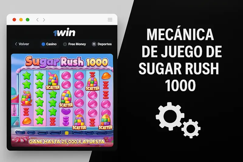 Mecánica de juego de Sugar Rush 1000 Mecánica de juego de Sugar Rush 1000